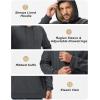 imageTACVASEN Mens Sherpa Lined Hoodies Pullover Midweight Fleece Winter Warm Athletic Sweatshirts with Kangaroo Pocket02 Dark Grey