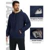 imageTACVASEN Mens Sherpa Lined Hoodies Pullover Midweight Fleece Winter Warm Athletic Sweatshirts with Kangaroo Pocket03 Navy