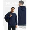 imageTACVASEN Mens Sherpa Lined Hoodies Pullover Midweight Fleece Winter Warm Athletic Sweatshirts with Kangaroo Pocket03 Navy