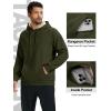 imageTACVASEN Mens Sherpa Lined Hoodies Pullover Midweight Fleece Winter Warm Athletic Sweatshirts with Kangaroo Pocket04 Army Green