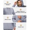 imageTACVASEN Mens Sherpa Lined Hoodies Pullover Midweight Fleece Winter Warm Athletic Sweatshirts with Kangaroo Pocket05 Light Grey