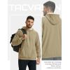imageTACVASEN Mens Sherpa Lined Hoodies Pullover Midweight Fleece Winter Warm Athletic Sweatshirts with Kangaroo Pocket08 Khaki