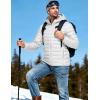imageTACVASEN Mens Lightweight Puffer Jacket with Hood Water Resistant Windproof Insulated Jacket Quilted Lined Winter CoatsWhite