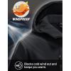 imageTACVASEN Mens Softshell Jacket Winter Fleece Waterproof Lightweight Warm Windbreaker Rain Coat Outdoor Hiking Ski TravelBlack