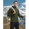 imageTACVASEN Mens Softshell Jacket Winter Fleece Waterproof Lightweight Warm Windbreaker Rain Coat Outdoor Hiking Ski TravelGreen