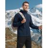imageTACVASEN Mens Softshell Jacket Winter Fleece Waterproof Lightweight Warm Windbreaker Rain Coat Outdoor Hiking Ski TravelNavy