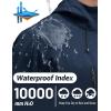 imageTACVASEN Mens Softshell Jacket Winter Fleece Waterproof Lightweight Warm Windbreaker Rain Coat Outdoor Hiking Ski TravelNavy