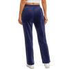 imageTACVASEN Womens Velour Pants Soft Velvet Sweatpants Warm Straight Leg Lounge Pants with Pockets Athletic CasualNavy