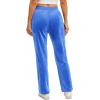 imageTACVASEN Womens Velour Pants Soft Velvet Sweatpants Warm Straight Leg Lounge Pants with Pockets Athletic CasualSea Blue