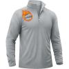 imageTACVASEN Mens Quarter Zip Pullover Fleece Lined Thermal Long Sleeve Golf Shirt 14 Zip Warm Winter SweatshirtsLight Grey
