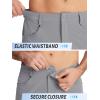 image:imageTACVASEN Mens Hiking Cargo Shorts 10 with Zipper Pockets Quick Dry Casual Stretch Golf Work Short Outdoor Summer01 Light Grey