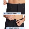 image:imageTACVASEN Mens Hiking Cargo Shorts 10 with Zipper Pockets Quick Dry Casual Stretch Golf Work Short Outdoor Summer03 Black