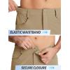 image:imageTACVASEN Mens Hiking Cargo Shorts 10 with Zipper Pockets Quick Dry Casual Stretch Golf Work Short Outdoor Summer04 Khaki
