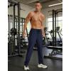image:imageTACVASEN Mens Workout Pants Casual Athletic Hiking Lightweight Quick Dry Stretch Waterproof Sweatpants with 3 Pockets02navy