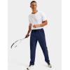 image:imageTACVASEN Mens Workout Pants Casual Athletic Hiking Lightweight Quick Dry Stretch Waterproof Sweatpants with 3 Pockets02navy