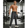 image:imageTACVASEN Mens Workout Pants Casual Athletic Hiking Lightweight Quick Dry Stretch Waterproof Sweatpants with 3 Pockets03dark Gray