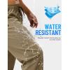 image:imageTACVASEN Mens Workout Pants Casual Athletic Hiking Lightweight Quick Dry Stretch Waterproof Sweatpants with 3 Pockets04khaki