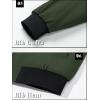 image:imageTACVASEN Mens Bomber Jackets Full Zipper Spring Fall Jacket Windproof Water Resistant Winter Warm Padded CoatsOlive Green