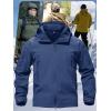 image:imageTACVASEN Mens Special Ops Military Tactical Soft Shell Rain Warm Fleece Lined Jacket Winter Hood Coat Hiking Snowboard05royal Blue