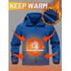 image:imageTACVASEN Mens Special Ops Military Tactical Soft Shell Rain Warm Fleece Lined Jacket Winter Hood Coat Hiking Snowboard06blue