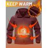 image:imageTACVASEN Mens Special Ops Military Tactical Soft Shell Rain Warm Fleece Lined Jacket Winter Hood Coat Hiking Snowboard09wine Red