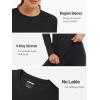 image:imageTACVASEN Womens Long Sleeve Rash Guard UPF 50 UV Sun Shirts Quick Dry Swim Shirt Hiking Tops01 Black