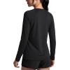 image:imageTACVASEN Womens Long Sleeve Rash Guard UPF 50 UV Sun Shirts Quick Dry Swim Shirt Hiking Tops01 Black