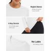 image:imageTACVASEN Womens Long Sleeve Rash Guard UPF 50 UV Sun Shirts Quick Dry Swim Shirt Hiking Tops02 White