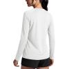 image:imageTACVASEN Womens Long Sleeve Rash Guard UPF 50 UV Sun Shirts Quick Dry Swim Shirt Hiking Tops02 White