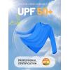 image:imageTACVASEN Womens Long Sleeve Rash Guard UPF 50 UV Sun Shirts Quick Dry Swim Shirt Hiking Tops03 Azure