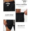 image:imageTACVASEN Men s Casual Shorts 7 Inch Cotton Elastic Waist Drawstring Lightweight Summer Beach Shorts with PocketsBlack
