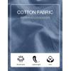 image:imageTACVASEN Men s Casual Shorts 7 Inch Cotton Elastic Waist Drawstring Lightweight Summer Beach Shorts with PocketsLightblue