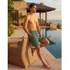 image:imageTACVASEN Men s Casual Shorts 7 Inch Cotton Elastic Waist Drawstring Lightweight Summer Beach Shorts with PocketsOlivegreen