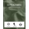 image:imageTACVASEN Men s Casual Shorts 7 Inch Cotton Elastic Waist Drawstring Lightweight Summer Beach Shorts with PocketsOlivegreen