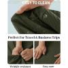 image:imageTACVASEN Mens Button Down Shirts Short Sleeve Textured Casual Summer Beach Shirt with PocketArmy Green