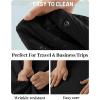 image:imageTACVASEN Mens Button Down Shirts Short Sleeve Textured Casual Summer Beach Shirt with PocketBlack