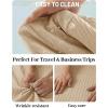 image:imageTACVASEN Mens Button Down Shirts Short Sleeve Textured Casual Summer Beach Shirt with PocketLight Khaki