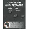 image:imageTACVASEN Mens Cargo Hiking Shorts 7 Quick Dry Stretch Tactical Work Shorts for Men Outdoor Casual Summer with 6 PocketsDark Grey