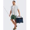 image:imageTACVASEN Mens Cargo Hiking Shorts 7 Quick Dry Stretch Tactical Work Shorts for Men Outdoor Casual Summer with 6 PocketsGreen