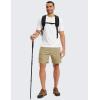 image:imageTACVASEN Mens Cargo Hiking Shorts 7 Quick Dry Stretch Tactical Work Shorts for Men Outdoor Casual Summer with 6 PocketsKhaki