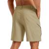 image:imageTACVASEN Mens Cargo Hiking Shorts 7 Quick Dry Stretch Tactical Work Shorts for Men Outdoor Casual Summer with 6 PocketsKhaki