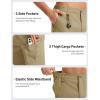 image:imageTACVASEN Mens Cargo Hiking Shorts 7 Quick Dry Stretch Tactical Work Shorts for Men Outdoor Casual Summer with 6 PocketsKhaki