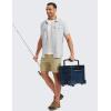 image:imageTACVASEN Mens Cargo Hiking Shorts 7 Quick Dry Stretch Tactical Work Shorts for Men Outdoor Casual Summer with 6 PocketsKhaki