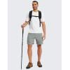 image:imageTACVASEN Mens Cargo Hiking Shorts 7 Quick Dry Stretch Tactical Work Shorts for Men Outdoor Casual Summer with 6 PocketsLightgrey