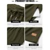 image:imageTACVASEN Mens Casual Shorts Waffle 5 Elastic Waist Drawstring Summer Beach Shorts Moisture Wicking SweatShortsArmy Green
