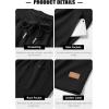 image:imageTACVASEN Mens Casual Shorts Waffle 5 Elastic Waist Drawstring Summer Beach Shorts Moisture Wicking SweatShortsBlack
