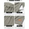 image:imageTACVASEN Mens Casual Shorts Waffle 5 Elastic Waist Drawstring Summer Beach Shorts Moisture Wicking SweatShortsLight Grey