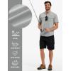 image:imageTACVASEN Mens Fishing Shirt with Pockets UPF50 Quick Dry Breathable Short Sleeve Button Down Sun Shirt for Work TacticalLightgrey