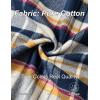 image:imageTACVASEN Mens Flannel Shirts Lightweight Cotton Button Down Long Sleeve Shirt Casual Plaid Pocket Shirts OutdoorYellow