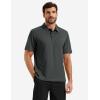 image:imageTACVASEN Mens Golf Shirts Dry Fit Polo Short Sleeve Moisture Wicking Performance Collared Shirt for Work Casual AthleticDarkgrey